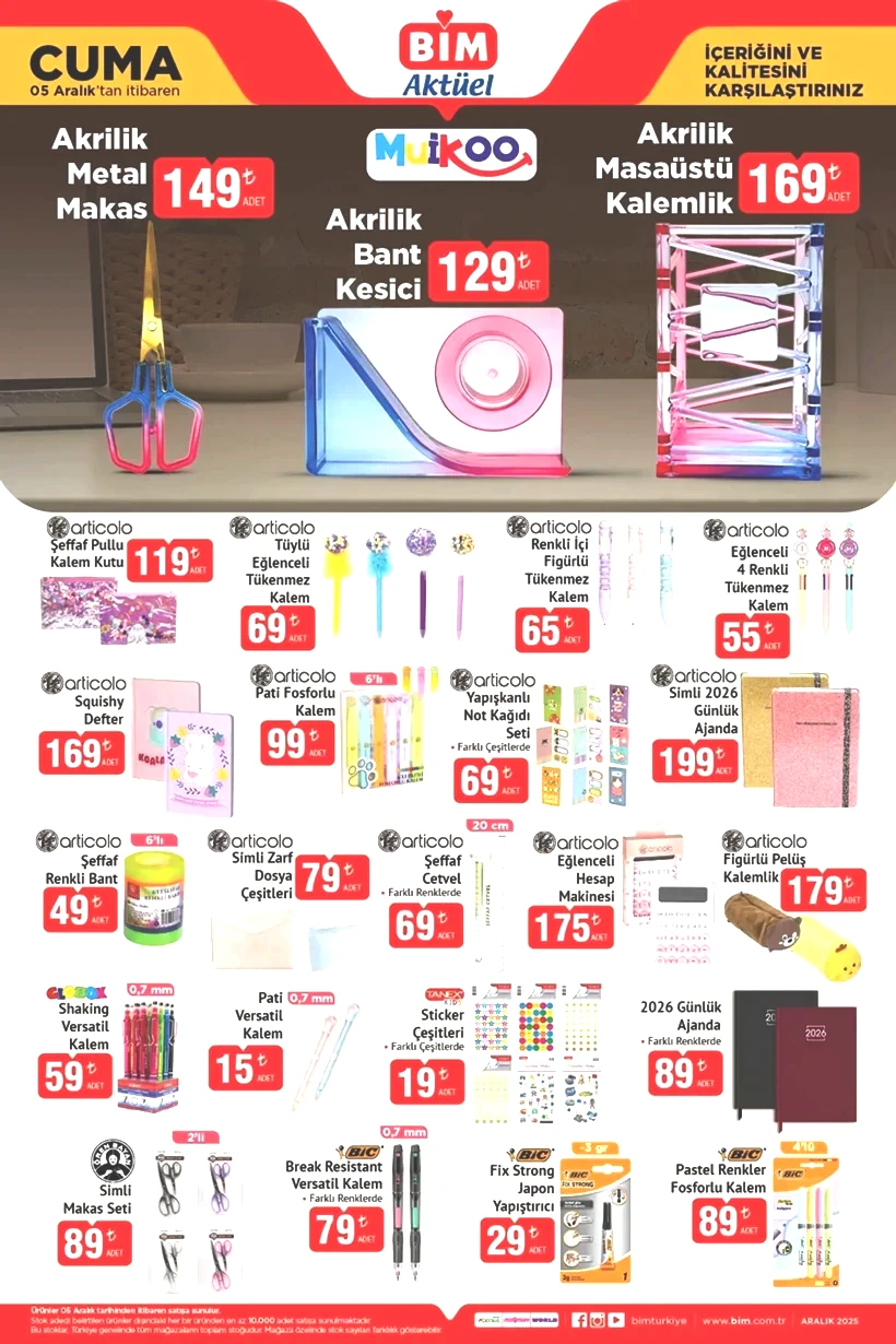BİM 5 ARALIK 2025 AKTÜEL KATALOĞU: BİM'e bu hafta neler geliyor? BİM'de neler var? - Resim: 7